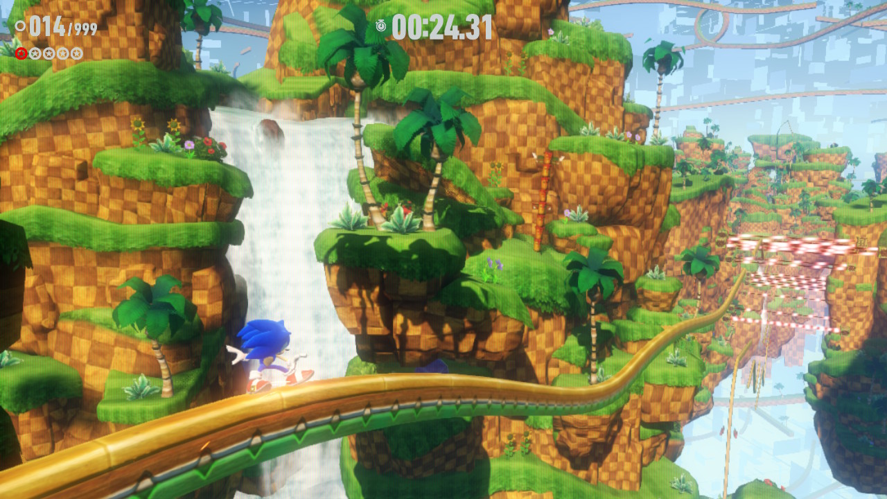 test de Sonic Frontiers dash