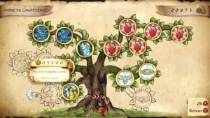 Test de Saga of Sins Arbre compétences