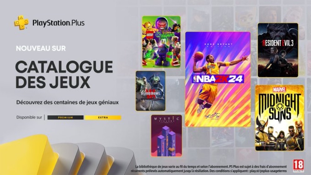 On connaît la liste des ajouts PlayStation Plus du 19/03/24