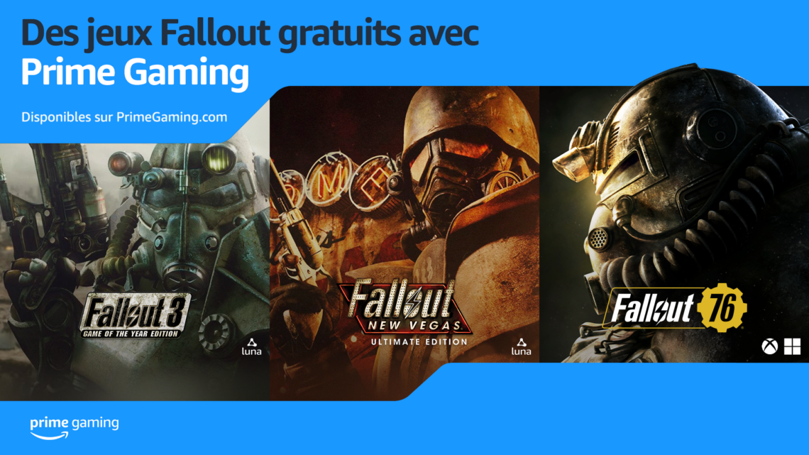 News – Les jeux fallout disponibles dans prime gaming