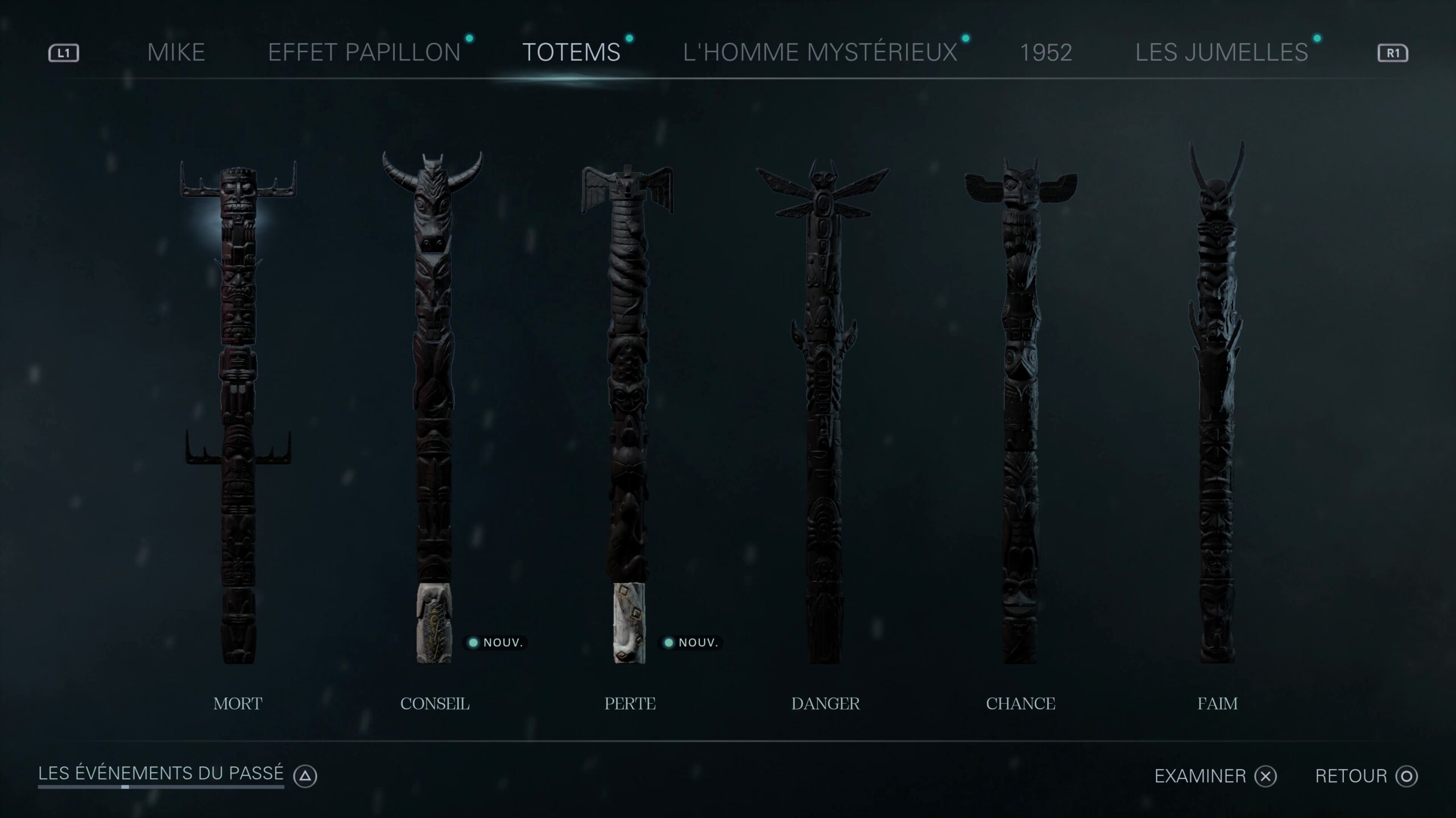 Les totems dans Until Dawn Remake ©Nicolas Poirel