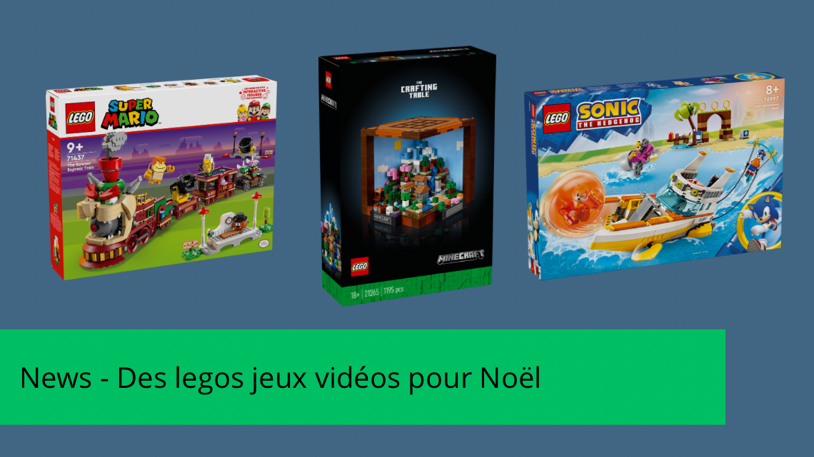 News – De nouveaux sets Lego Jeux Vidéo pour Noël