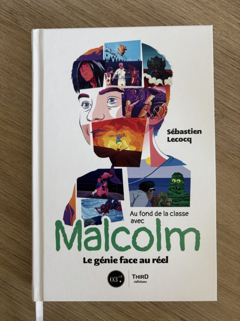 Malcolm le génie face au réel livre face avant 