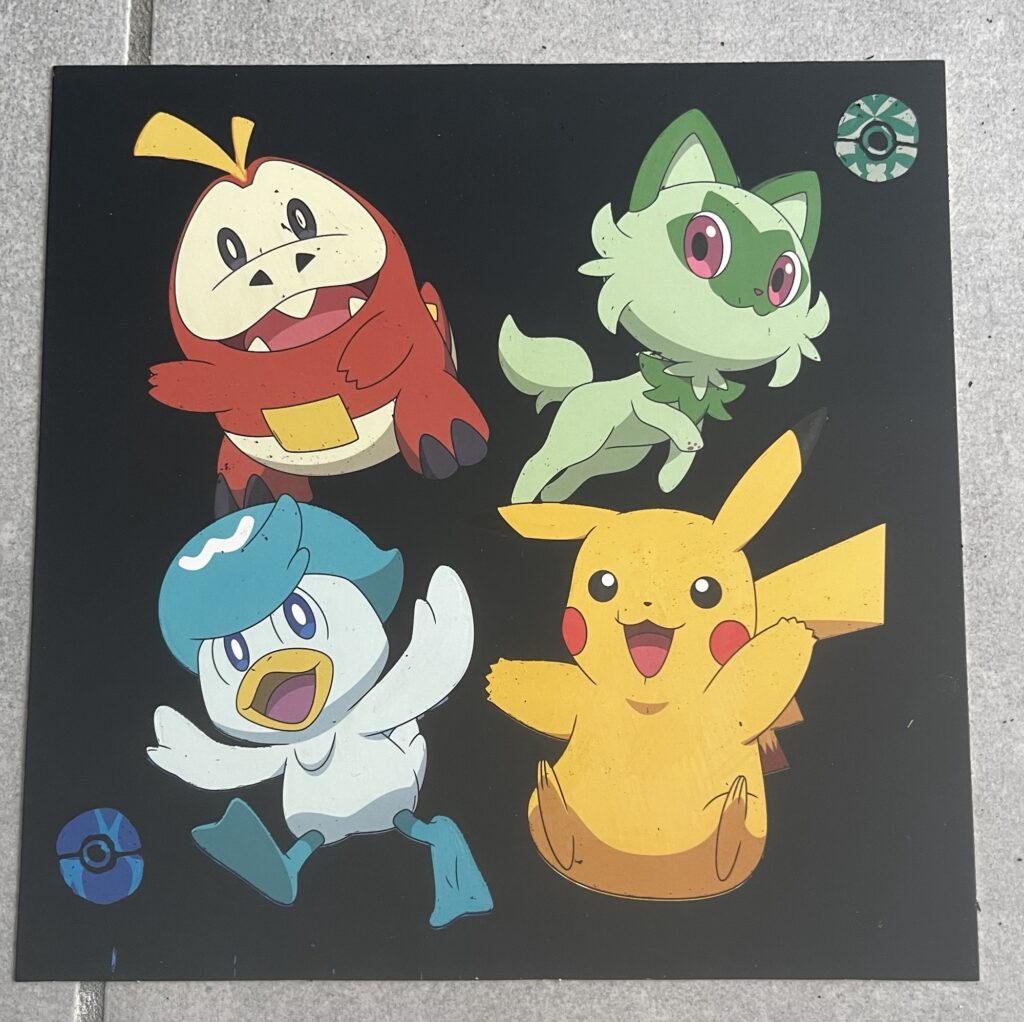 Carte décorative révélée Paldea Pokémon 