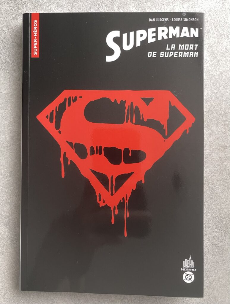 La mort de Superman Urban Nomad couverture avant 