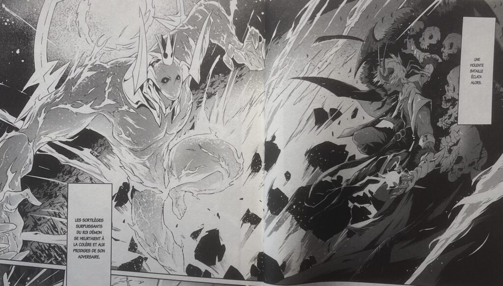 Manga démon combat fluide 