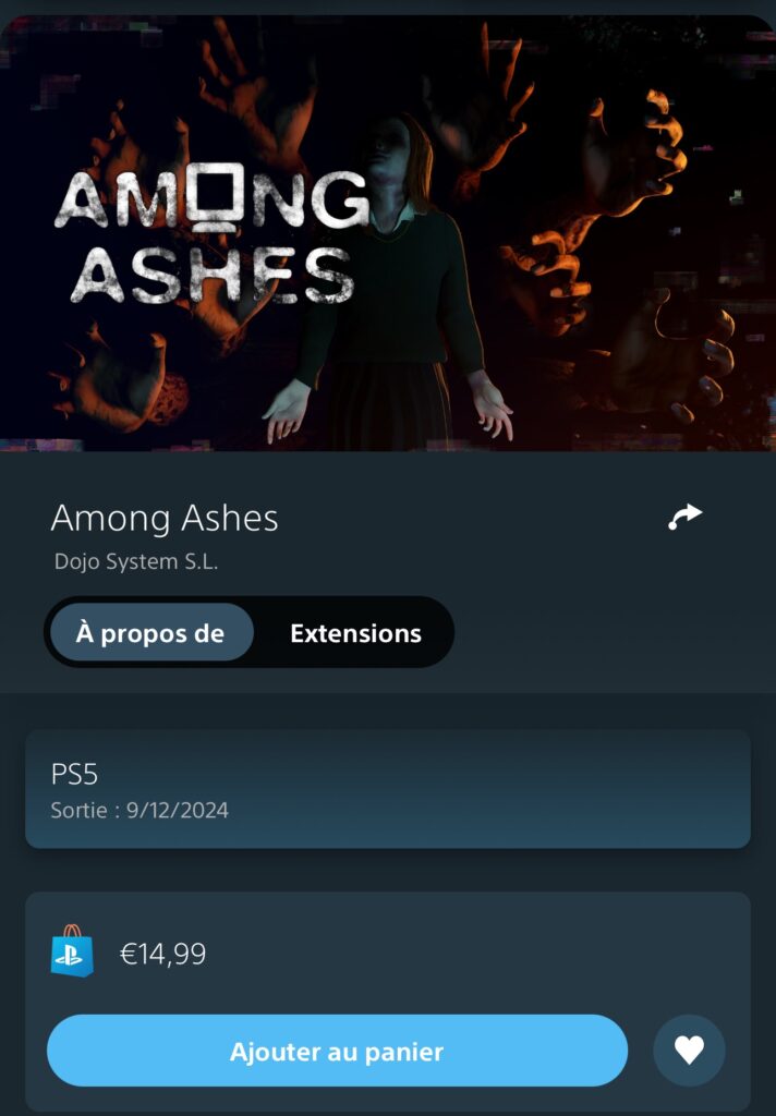 New - Amons Ashes PS5