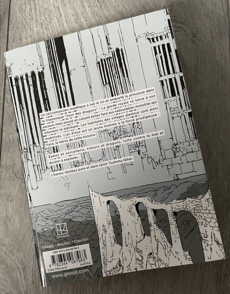 Tower Dungeon tome 1 couverture arrière