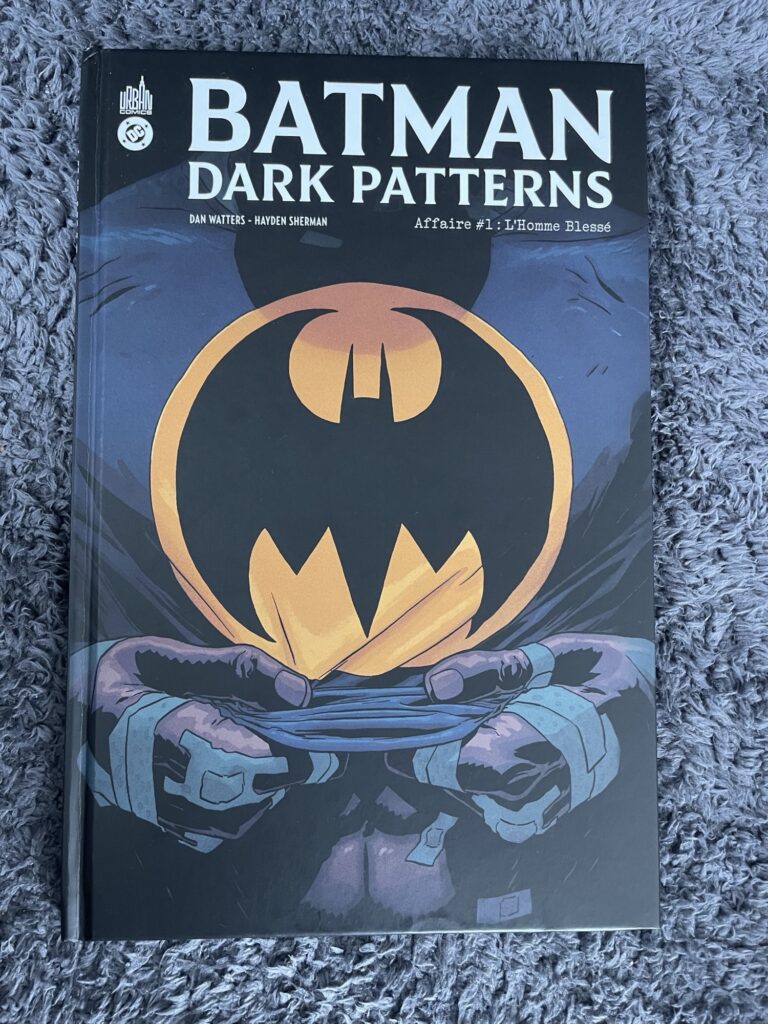Batman Dark patterns couverture avant