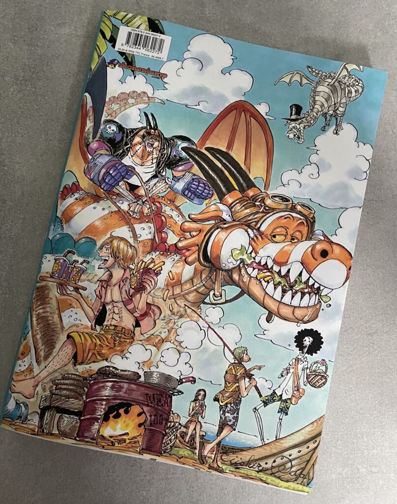 Avis manga one piece color walk 10 couverture arrière