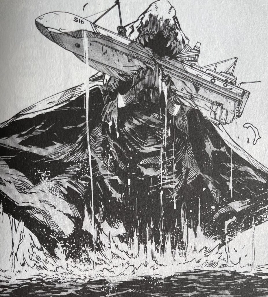 Great Kaiju gaea-tima destruction de bateau