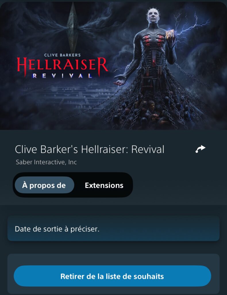 New - Clive Barker’s Hellraiser: Revival