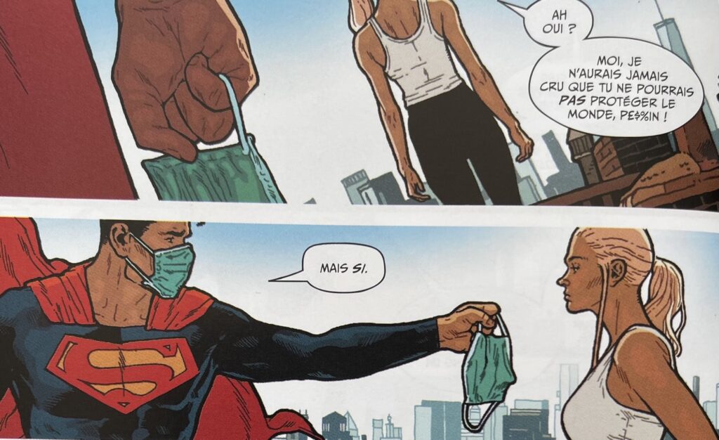 Avis comics Jenny Sparks Superman vs Covid