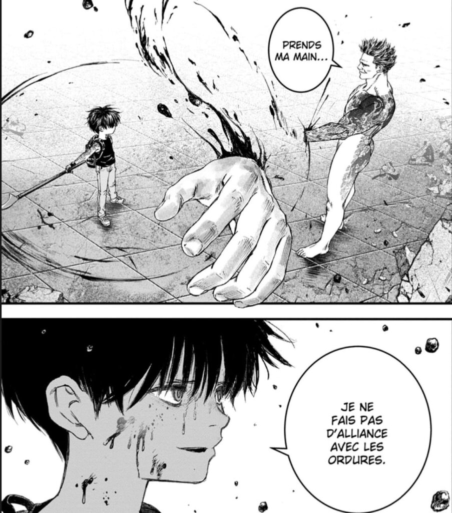 Avis manga Katagi Modoshi t4 combat sanglant