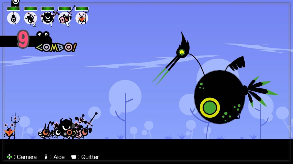 Test Patapon replay 1+2 boss oiseau