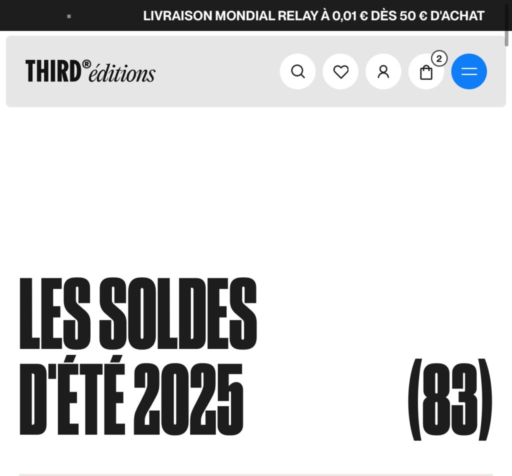 Soldes Third éditions