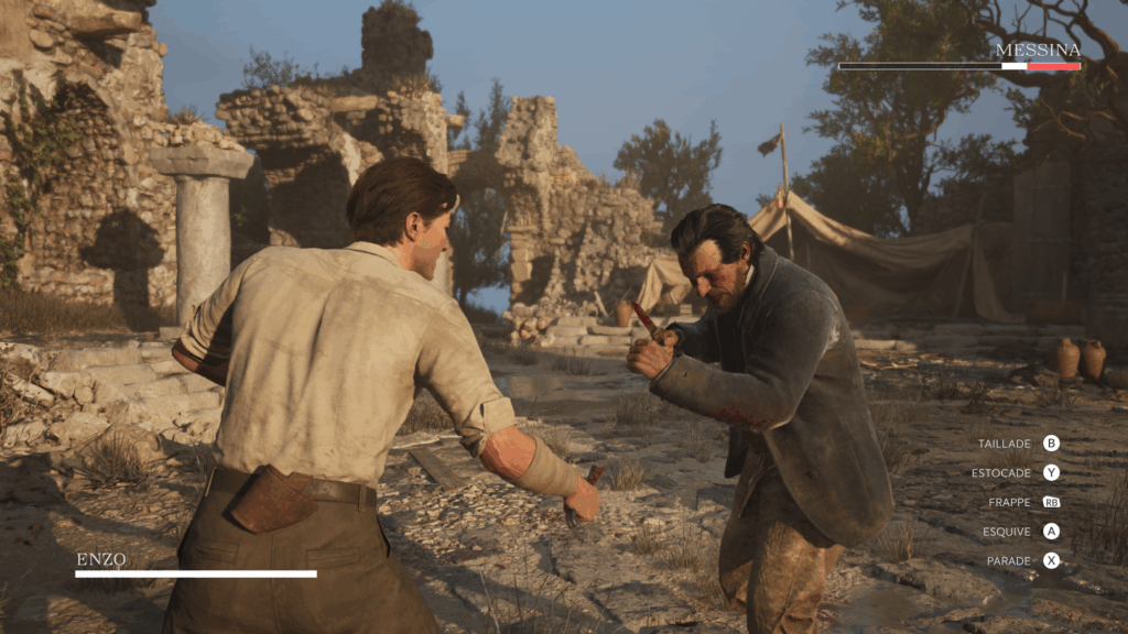 Test mafia The Old country couteau combat