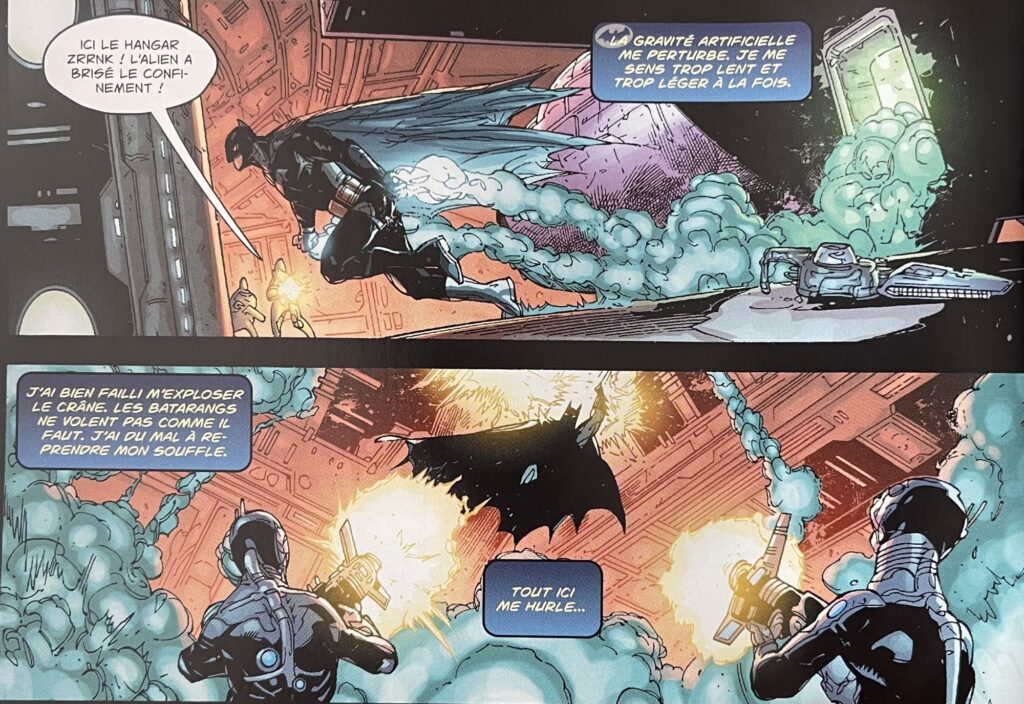 Avis comics Batman off-world chevalier noir en difficulté