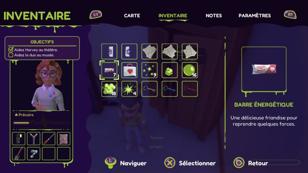 Test Goosebumps : Terror in Little creek inventaire