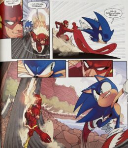 Avis comics DC x Sonic the Hedgehog fluidité