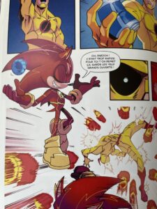 Avis comics DC x Sonic the Hedgehog postures