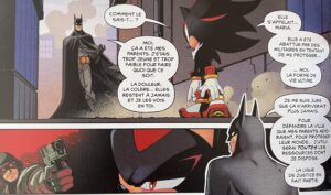 Avis comics DC x Sonic the Hedgehog shadow x batman