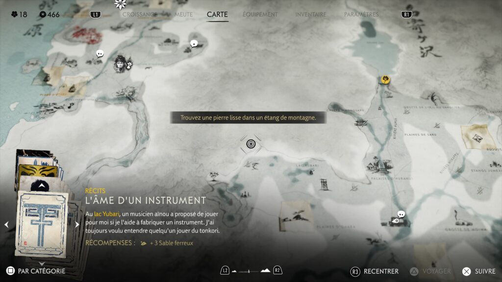 test ghost of yotei carte