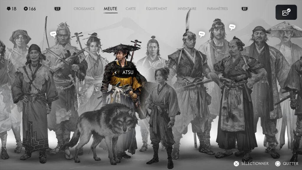 test ghost of yotei meute