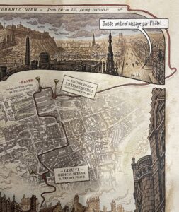 avis dans la tête de Sherlock le Loch Leathan carte