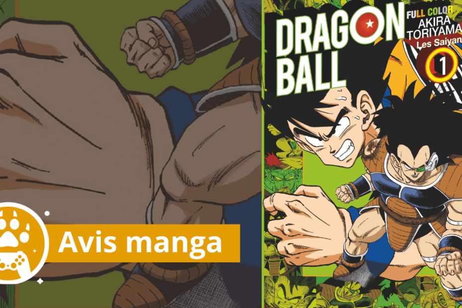 avis manga dragon ball full color les saiyans T1