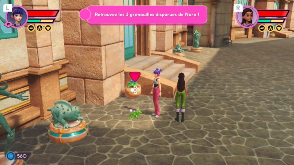 il faut retrouver la grenouille