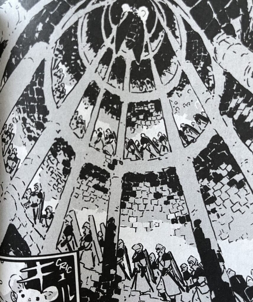 avis manga tower dungeon tome 4 architecture