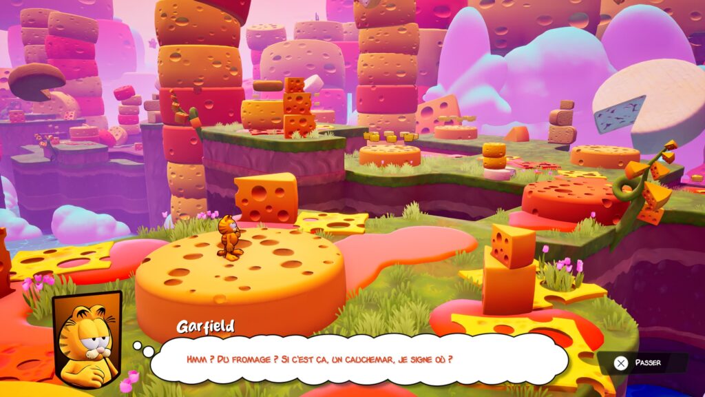 test Garfield Escape from Monday la ferme, on en fait tout un fromage